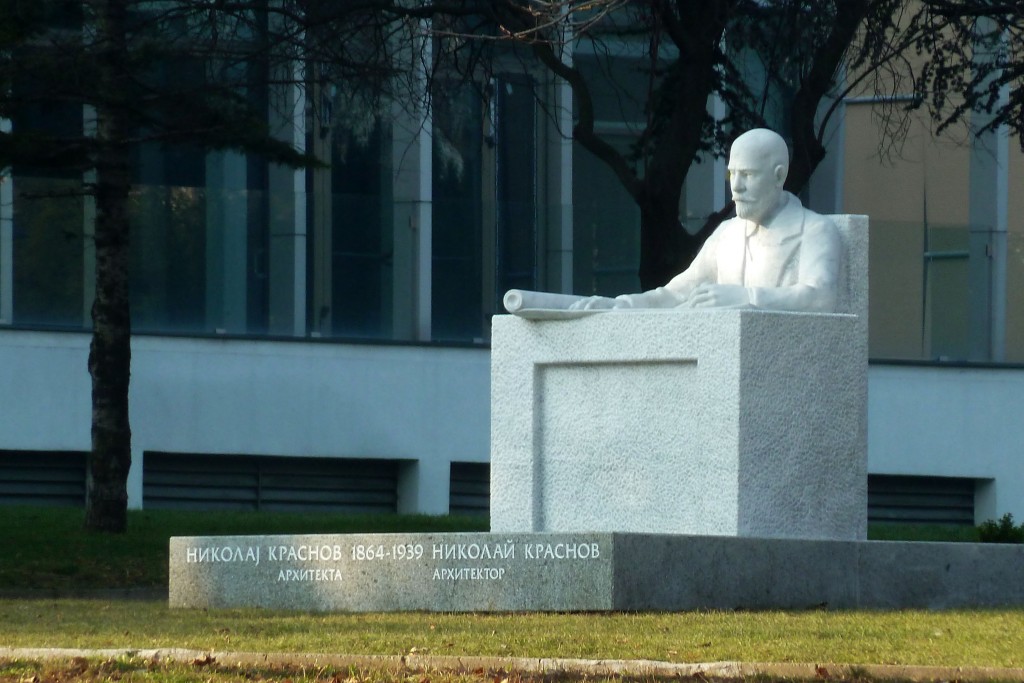 Споменик Николају Краснову на Ташмајдану, аутор Небојша Савовић (фото Б.Ковачевић)